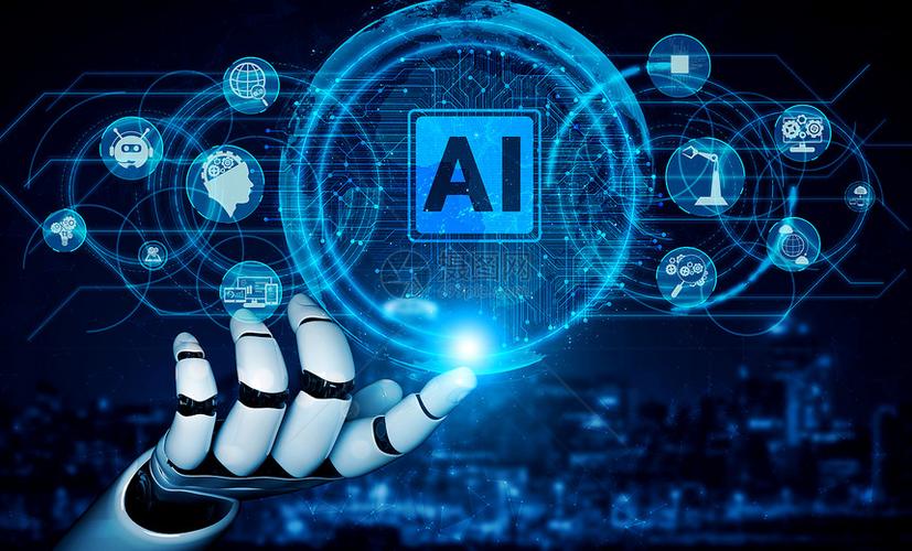 3d提供人工智能对机器人和的开发进行研究以促人们的未来生活数字据